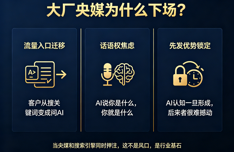 为什么大厂和央媒纷纷下场做 GEO,中小企业要不要跟进? 配图2